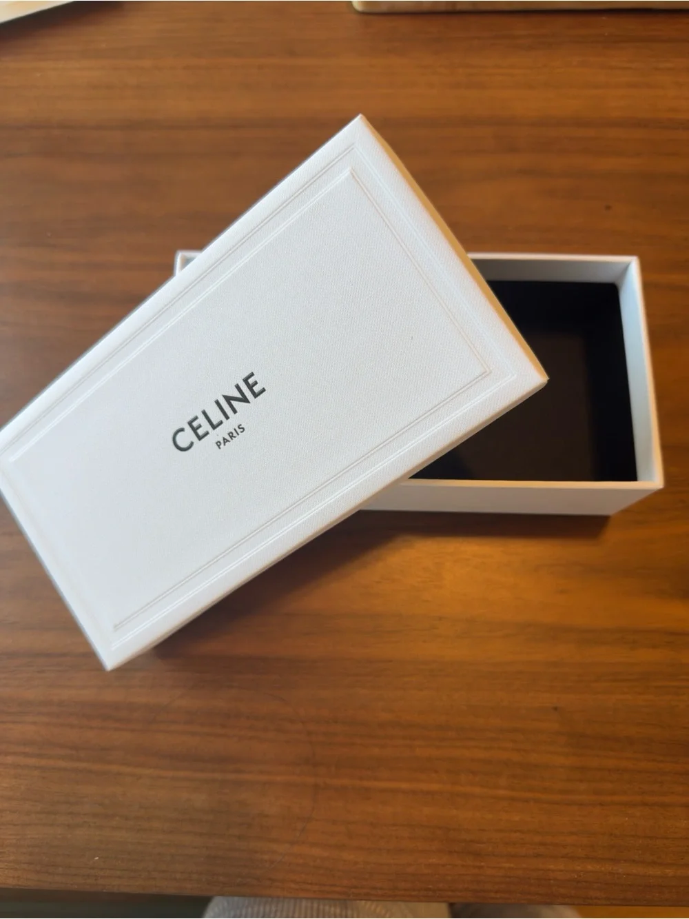 Celine White Presentation Box with Black Interior